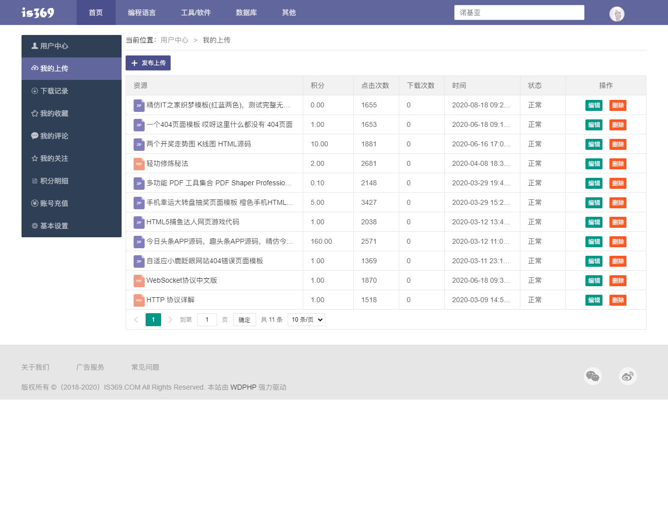 IS369资源分享站源码 一款资源分享平台源码